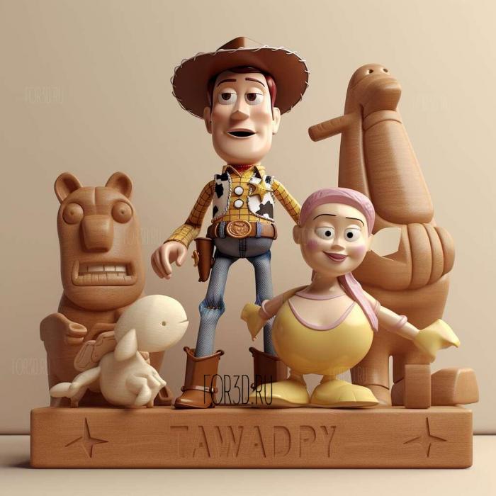 Toy Story 3 3 3d stl модель для ЧПУ